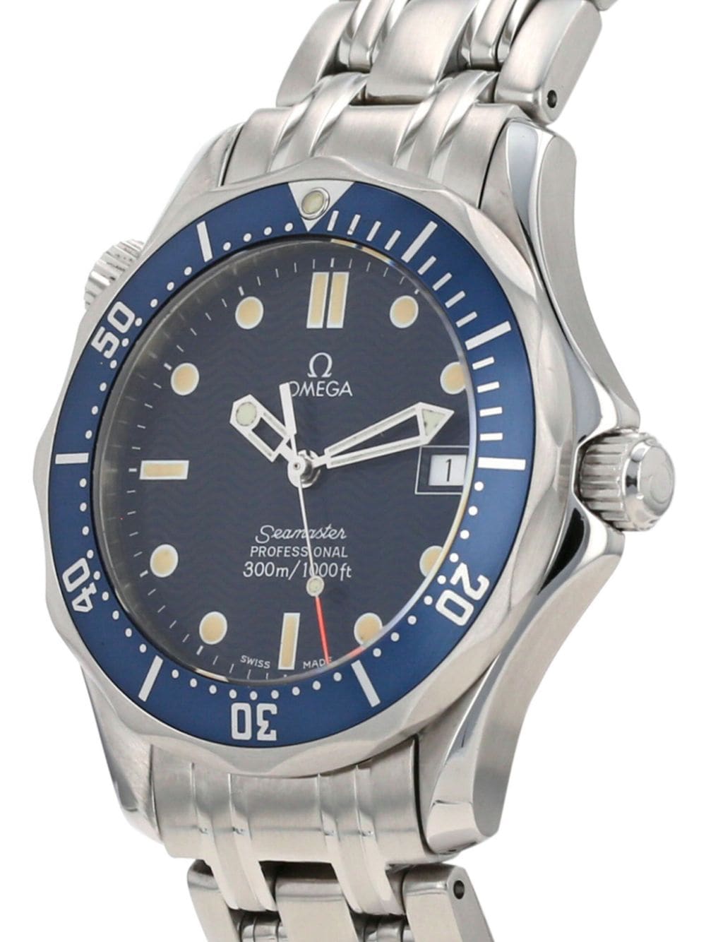 OMEGA 1990 pre-owned Seamaster Diver 36mm - Blauw