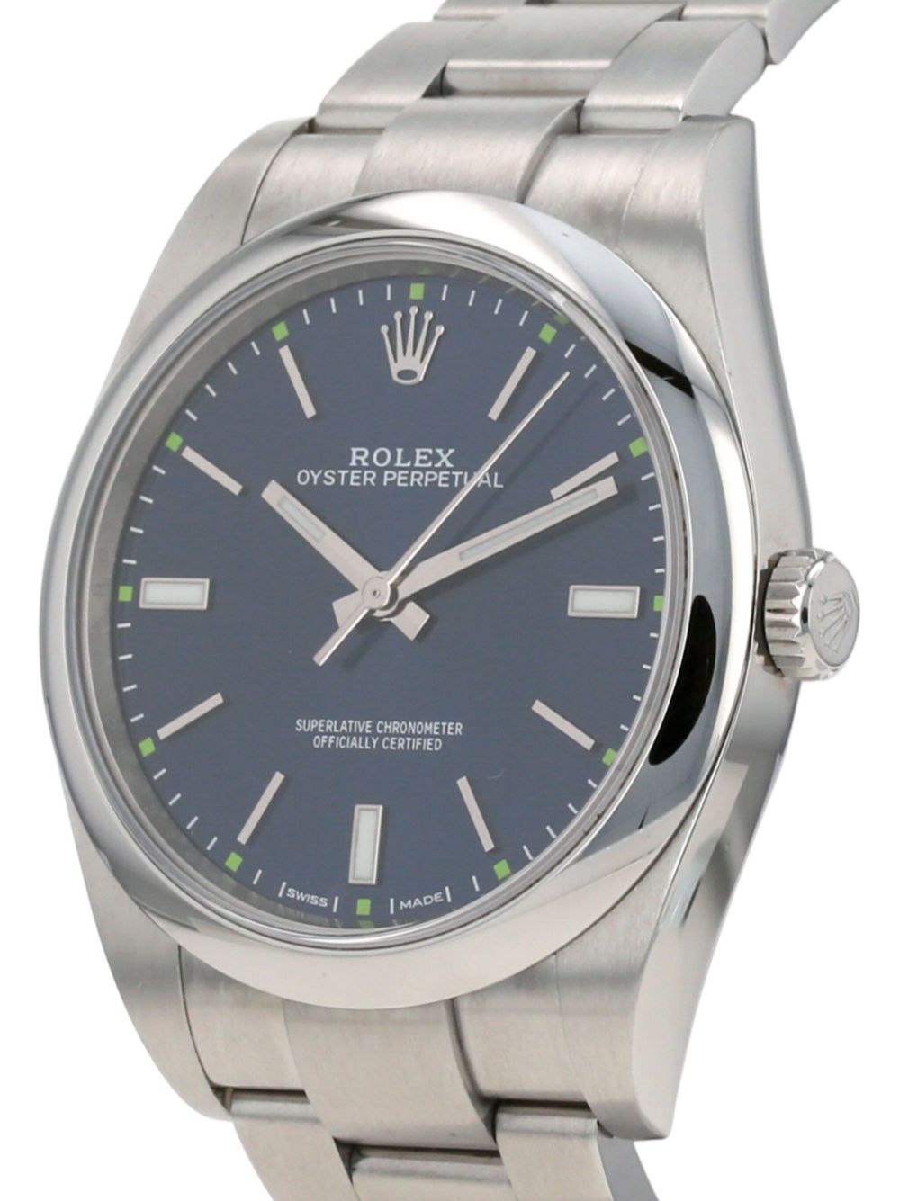 Rolex 2017 pre-owned Oyster Perpetual 39mm - Blauw