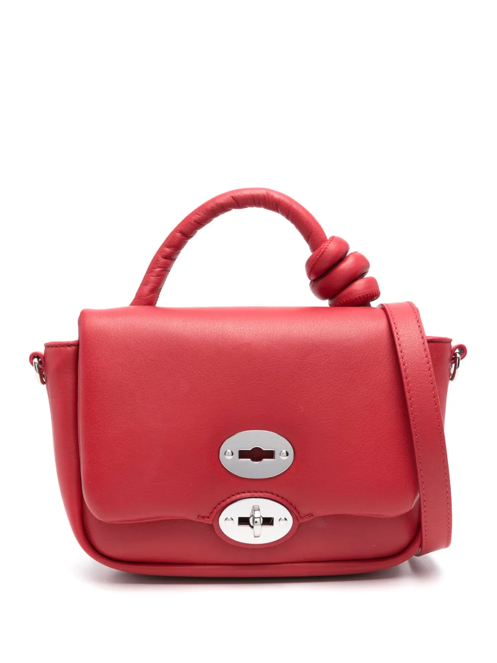 Zanellato Crossbodytas met logoprint Rood