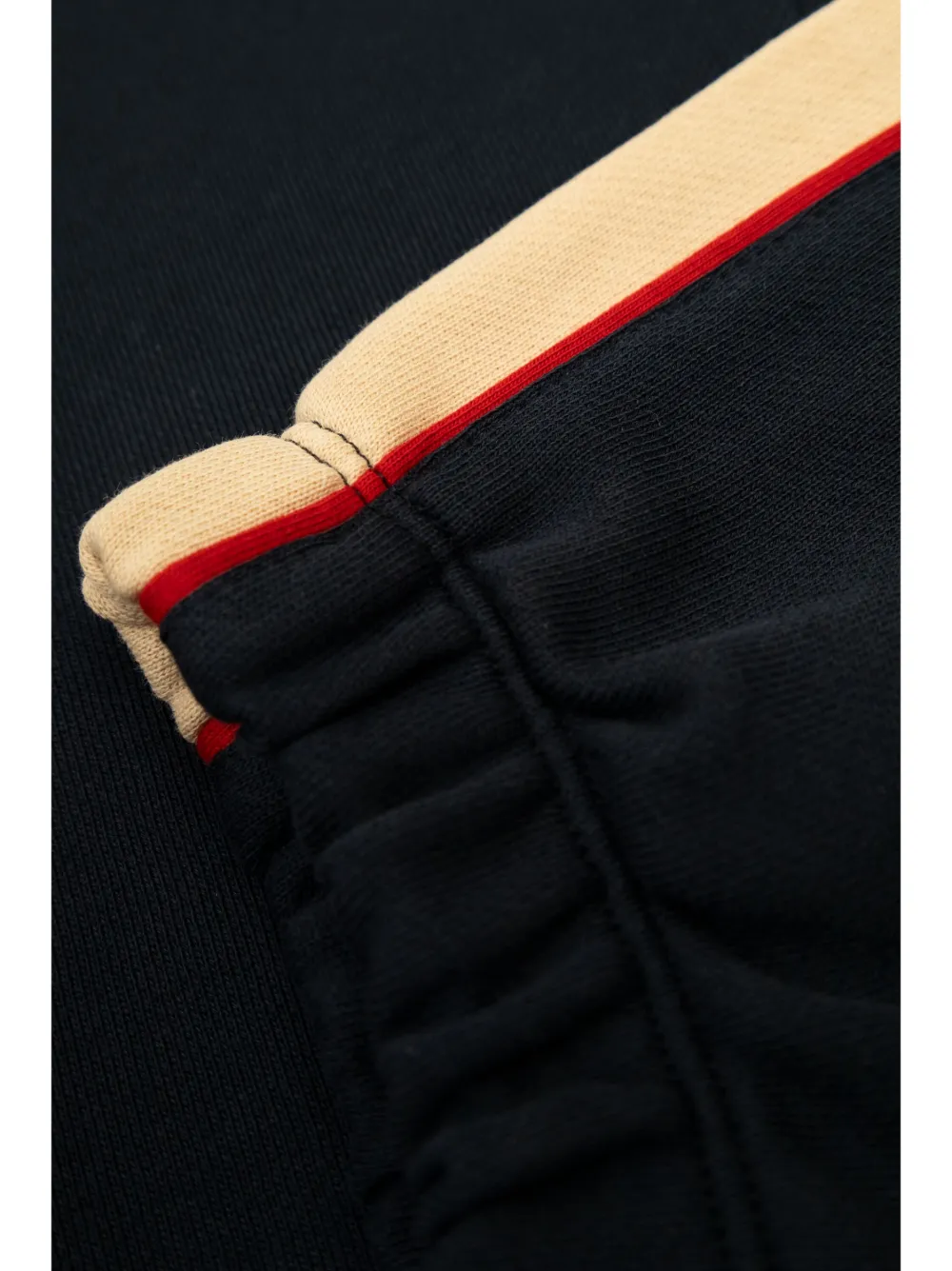 Versace Kids Broek met geborduurd logo Blauw