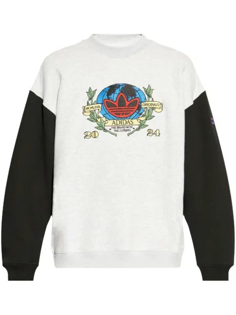 adidas embroidered-logo sweatshirt