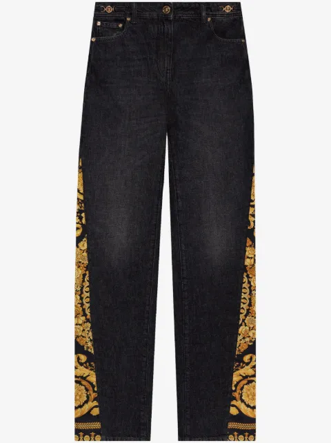 Versace Barocco boyfriend-jeans