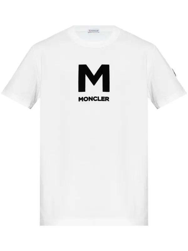 【MONCLER(モンクレール)】Logo Cotton T-Shirt 大人もOK 大人もOK Moncler モンクレール ロゴモチーフ コットン Tシャツ
