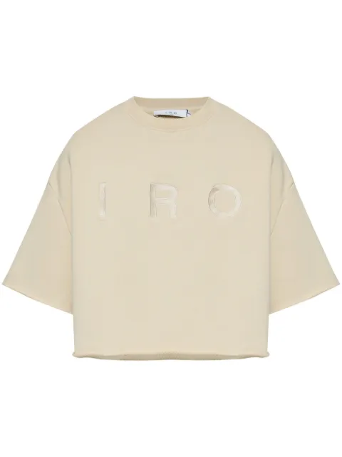 IRO Linda logo-print cotton T-shirt