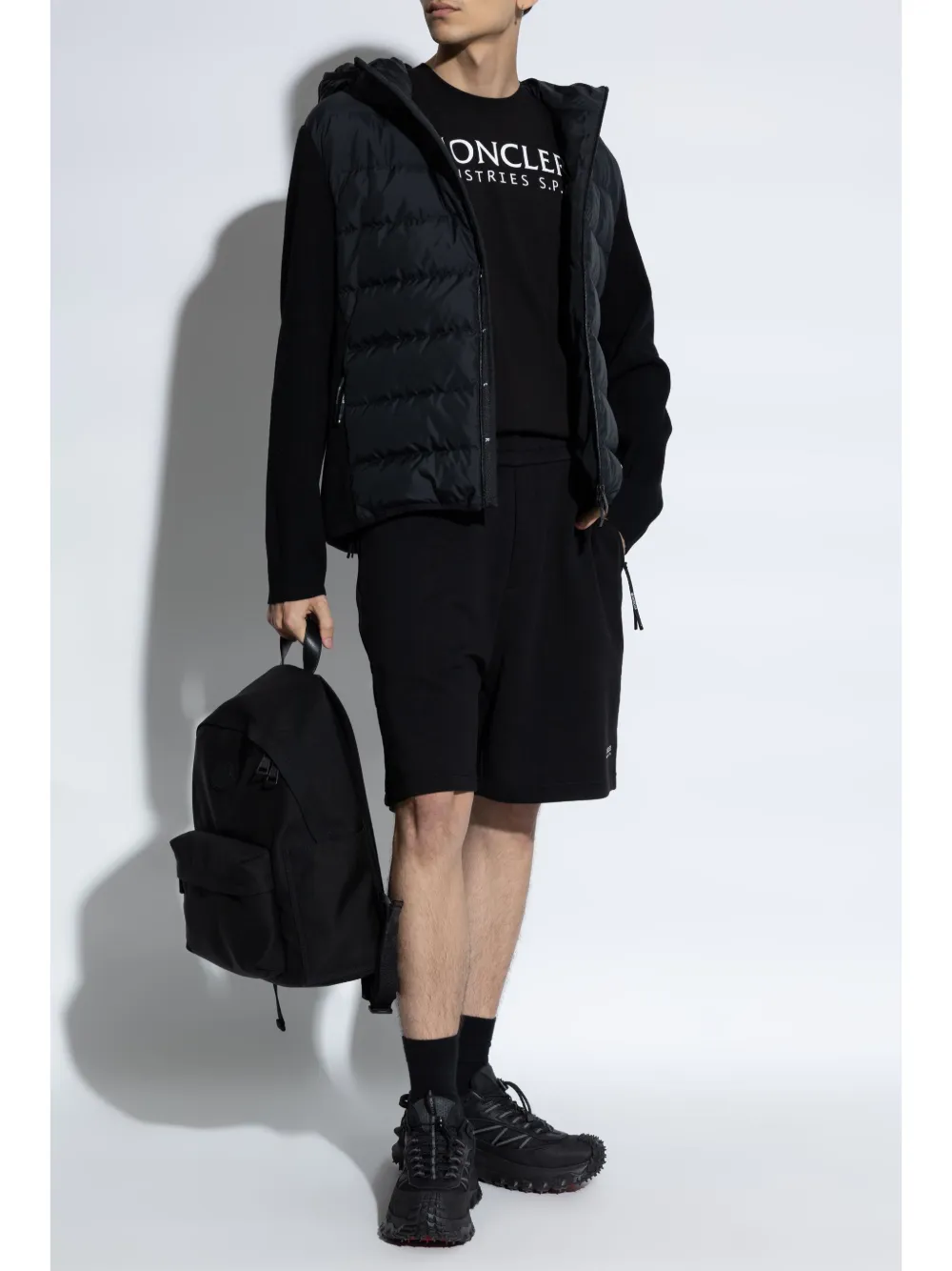 Moncler logo-detailed shorts | Track & Running Shorts | Image 2