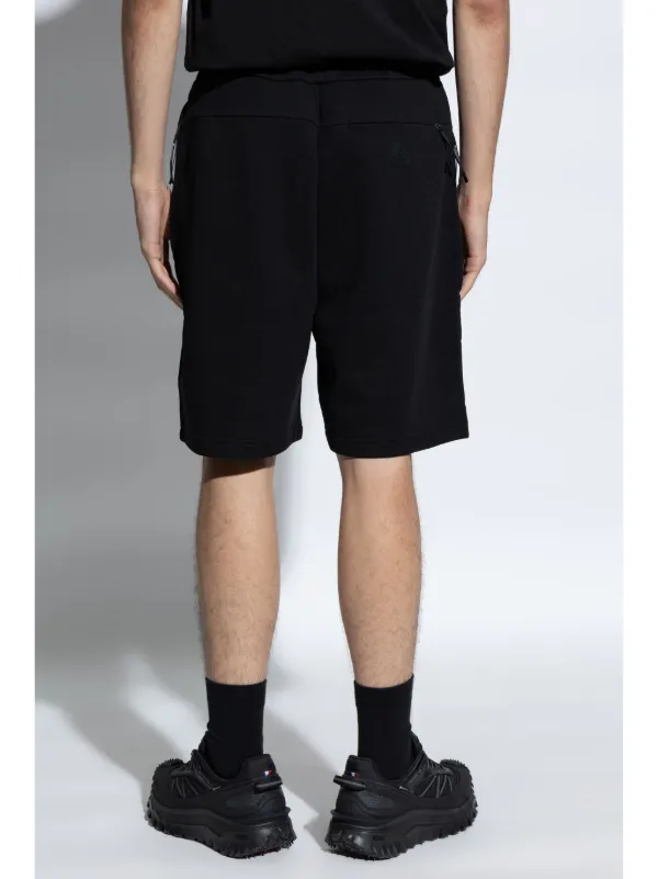 Moncler ロゴ ショートパンツ | ブラック | FARFETCH JP