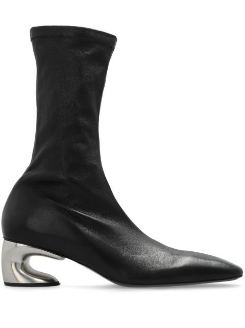 Jil Sander 60mm contrast-heel ankle boots