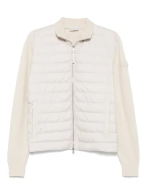 Moncler Tricot ジップポケット カーディガン | ニュートラル