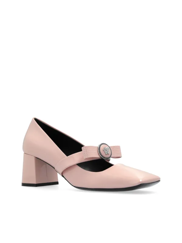 【楽ギフ_包装】 Pumps Ribbon Gianni 55mm Versace | FARFETCH | Pink 靴