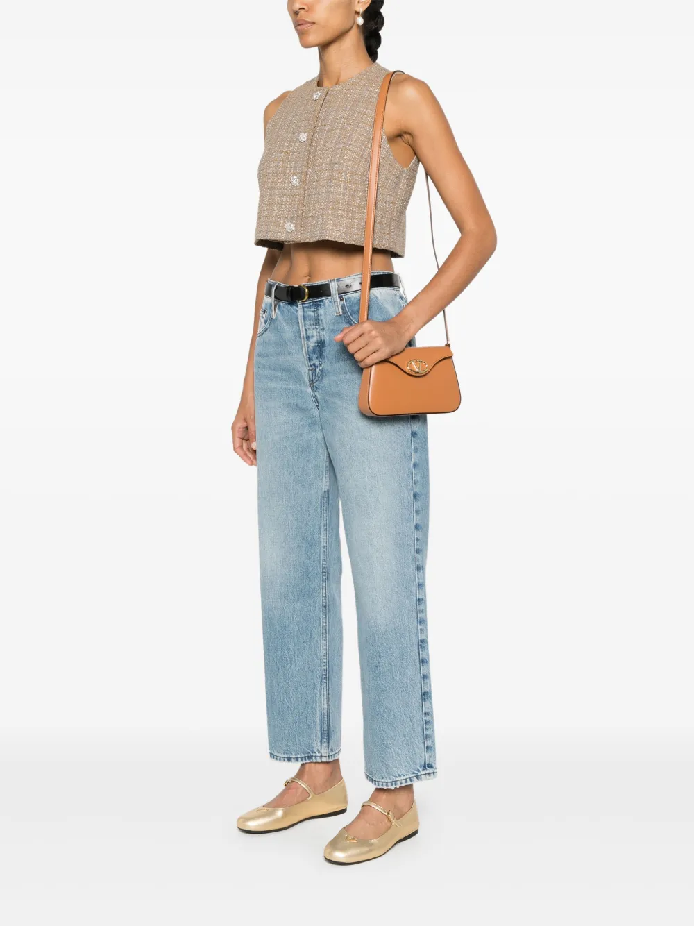 Valentino Garavani VLogo Signature crossbodytas - Bruin