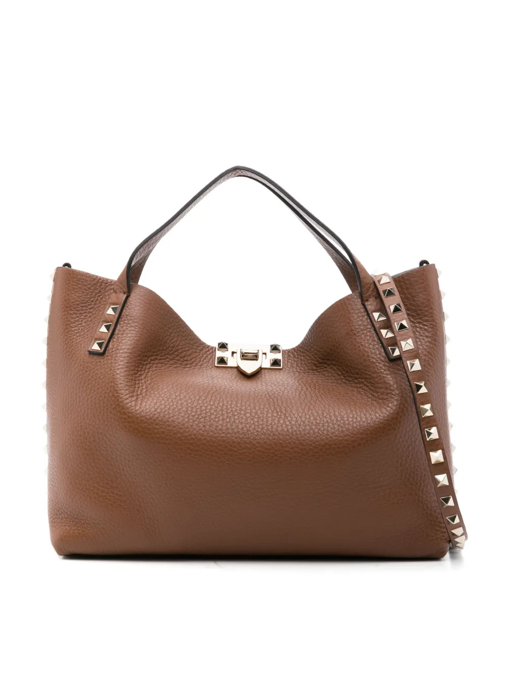 Valentino rockstud brown new arrivals