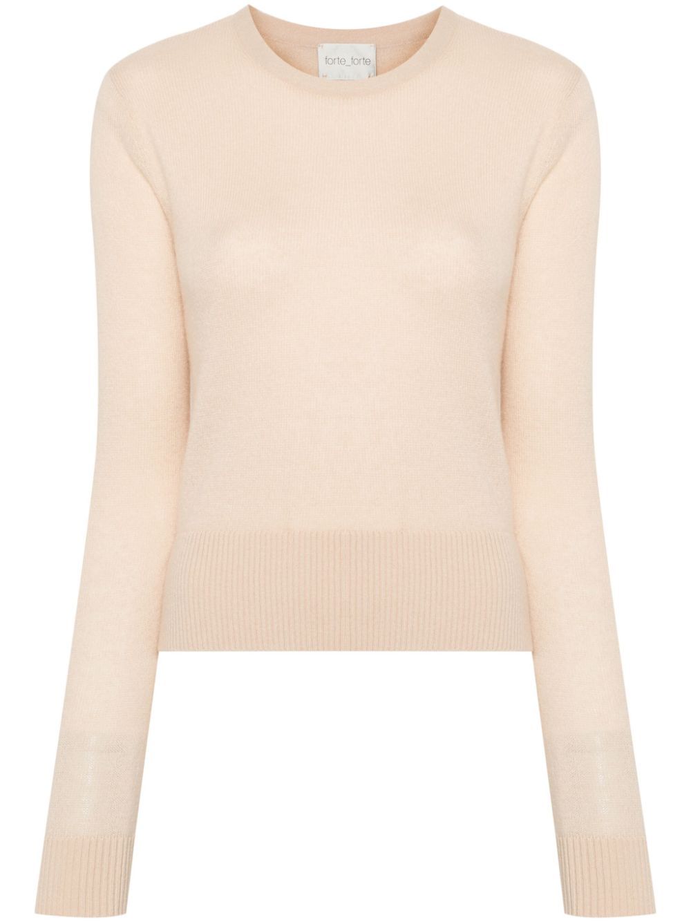 Shop Forte Forte Crew-neck Jumper In Brown