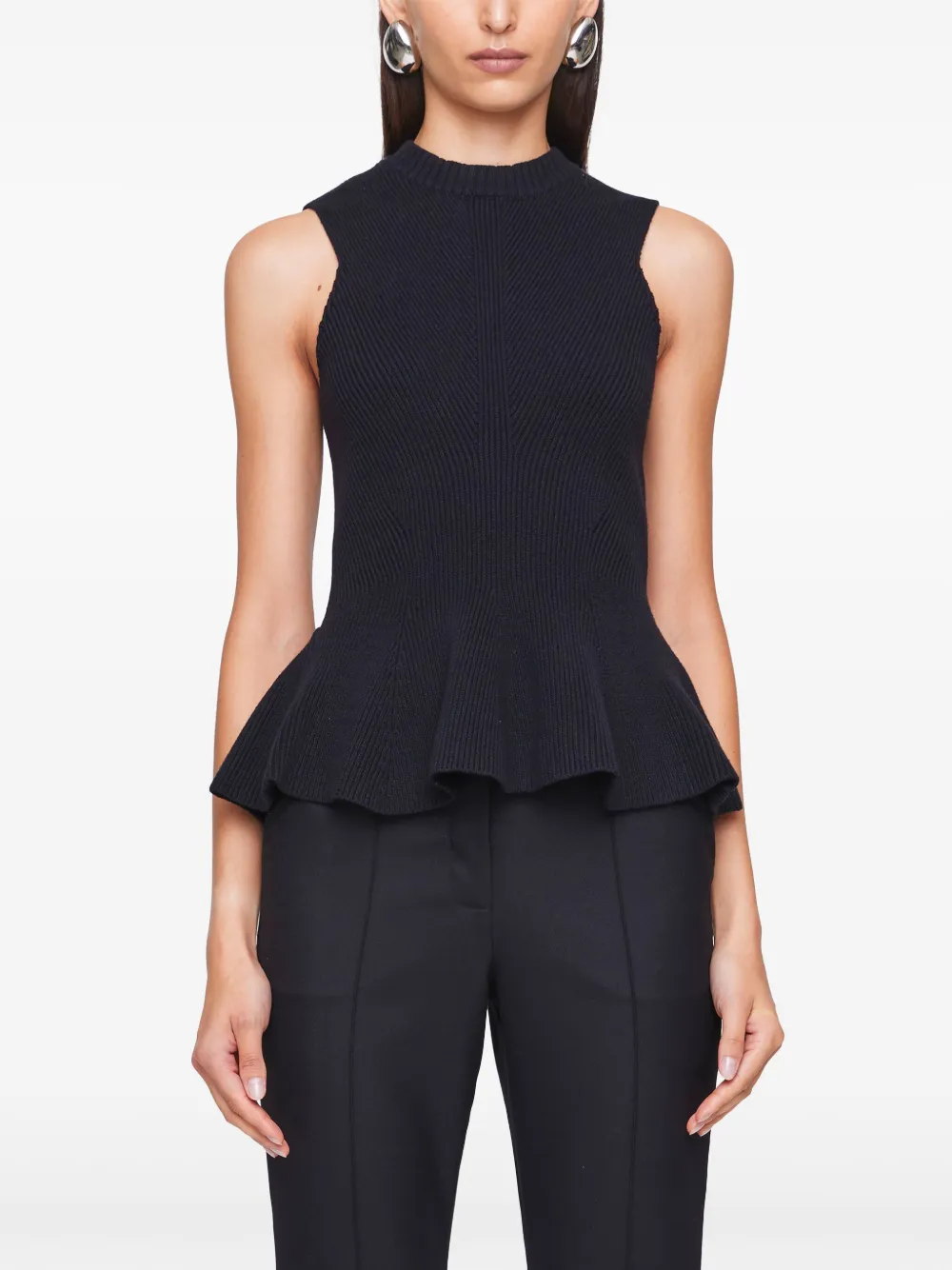 ANNA QUAN WINNIE PEPLUM-HEM TOP
