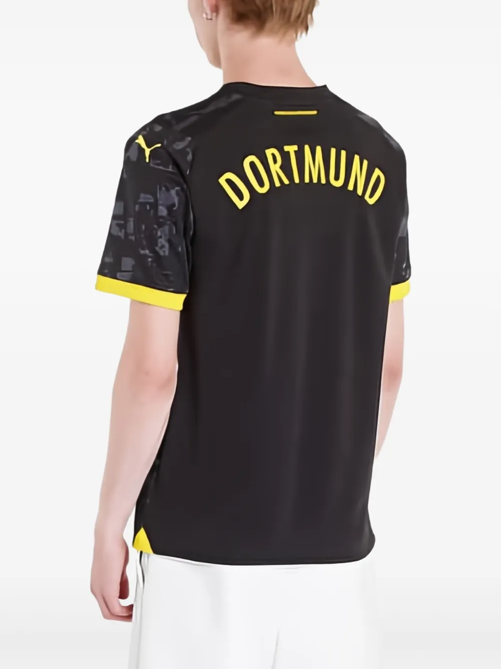 PUMA Voetbalshirt met grafische print Zwart