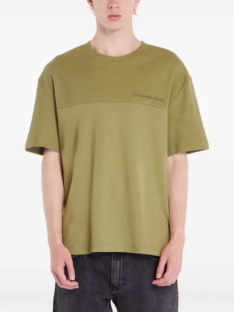 Calvin Klein Jeans logo-embroidered T-shirt