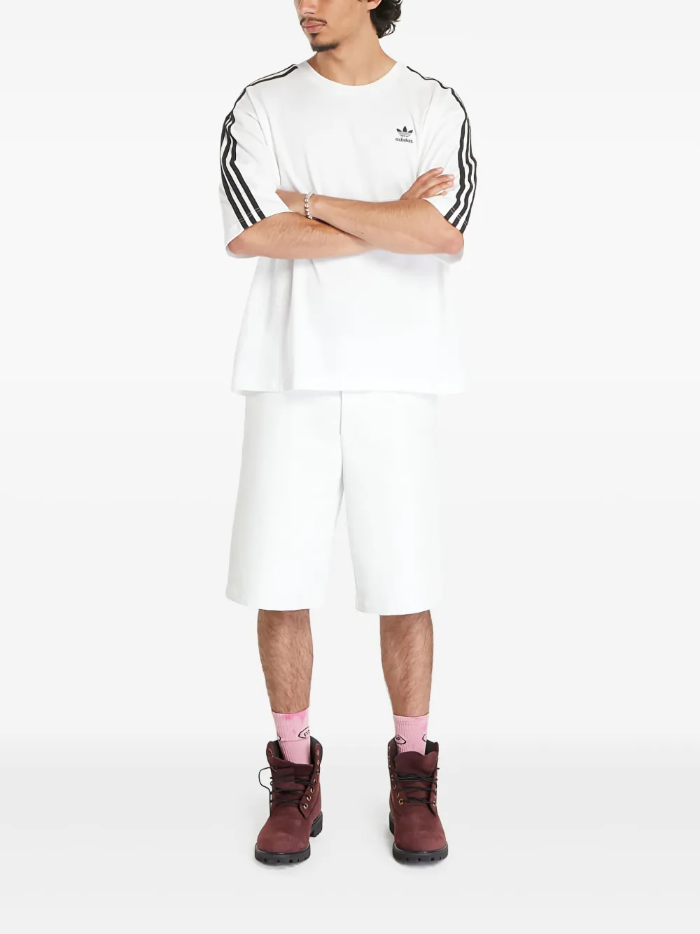 Adidas Katoenen T-shirt - Wit