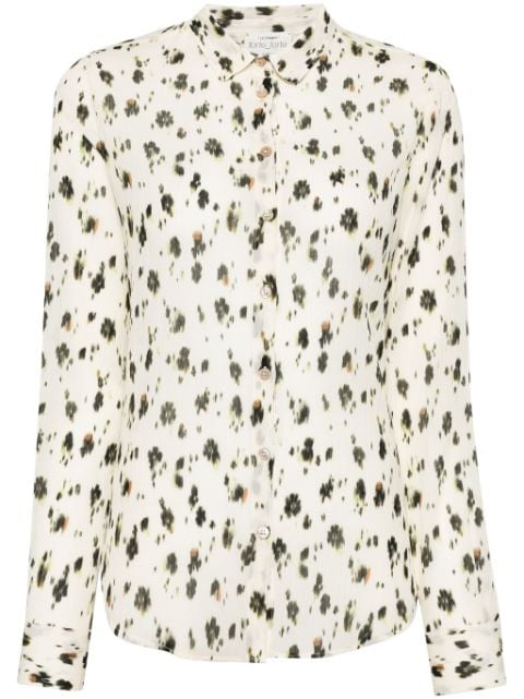 Forte Forte Les Fleurs blouse met print