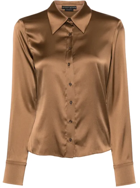 alice + olivia camisa Willa
