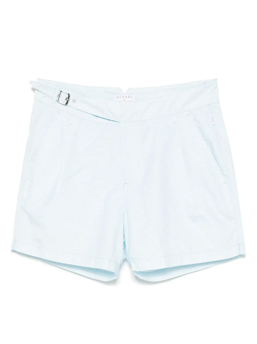 GUSARI London printed swim shorts | Blue | Image 1
