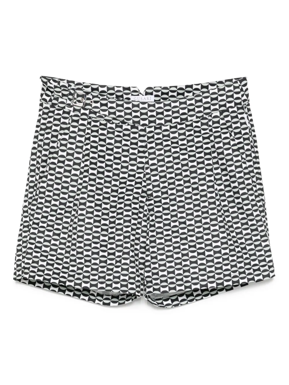 GUSARI London printed swim shorts | Green | Image 1
