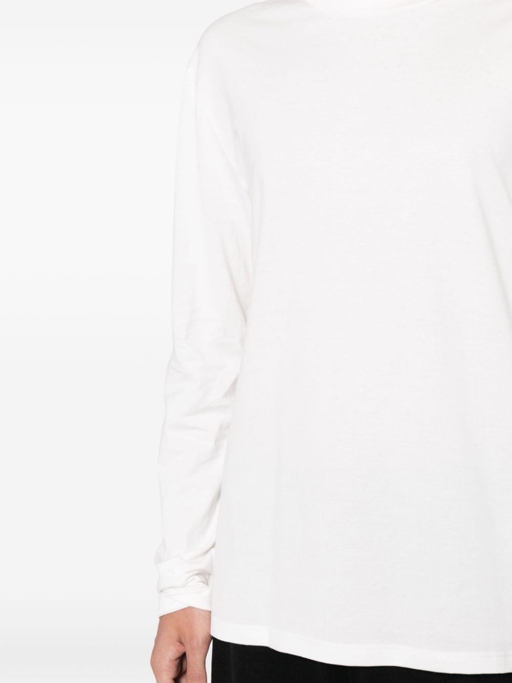 Shop Jil Sander Crew-neck T-shirt In White