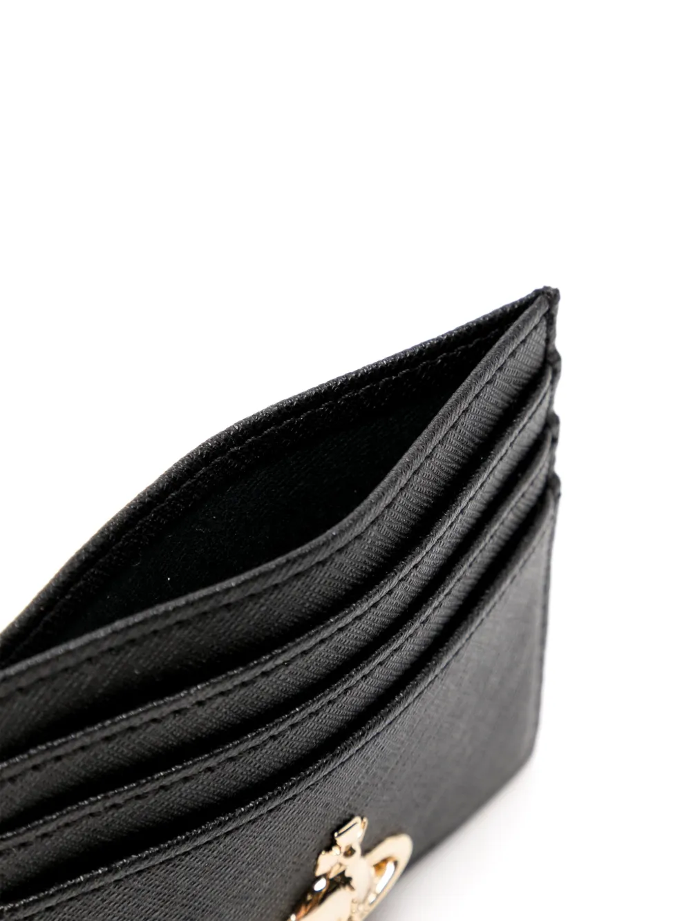 Shop Vivienne Westwood Flat Card Holder In Black