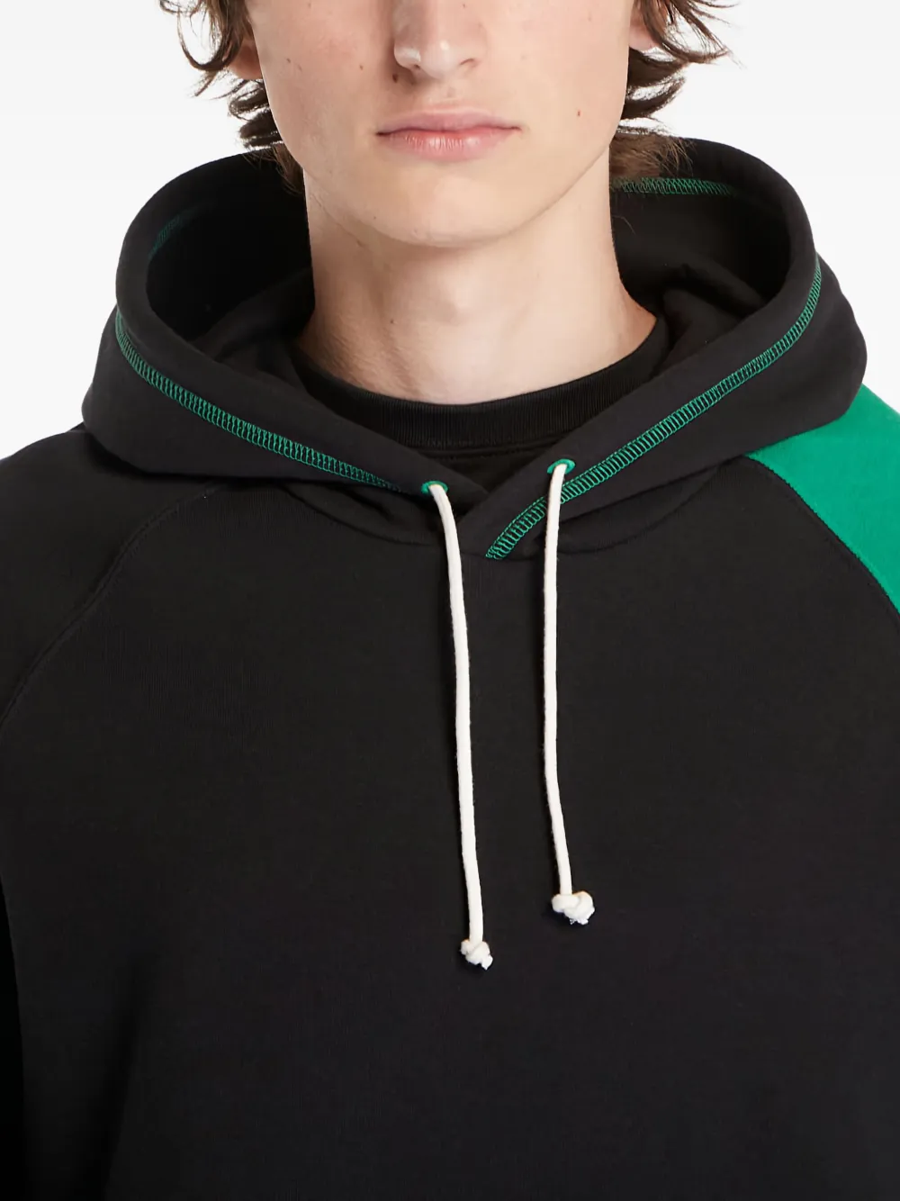 PUMA Hoodie van katoenblend Zwart