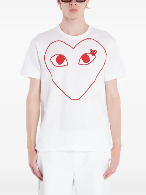 Comme Des Garçons Play t-shirt Heart imprimé