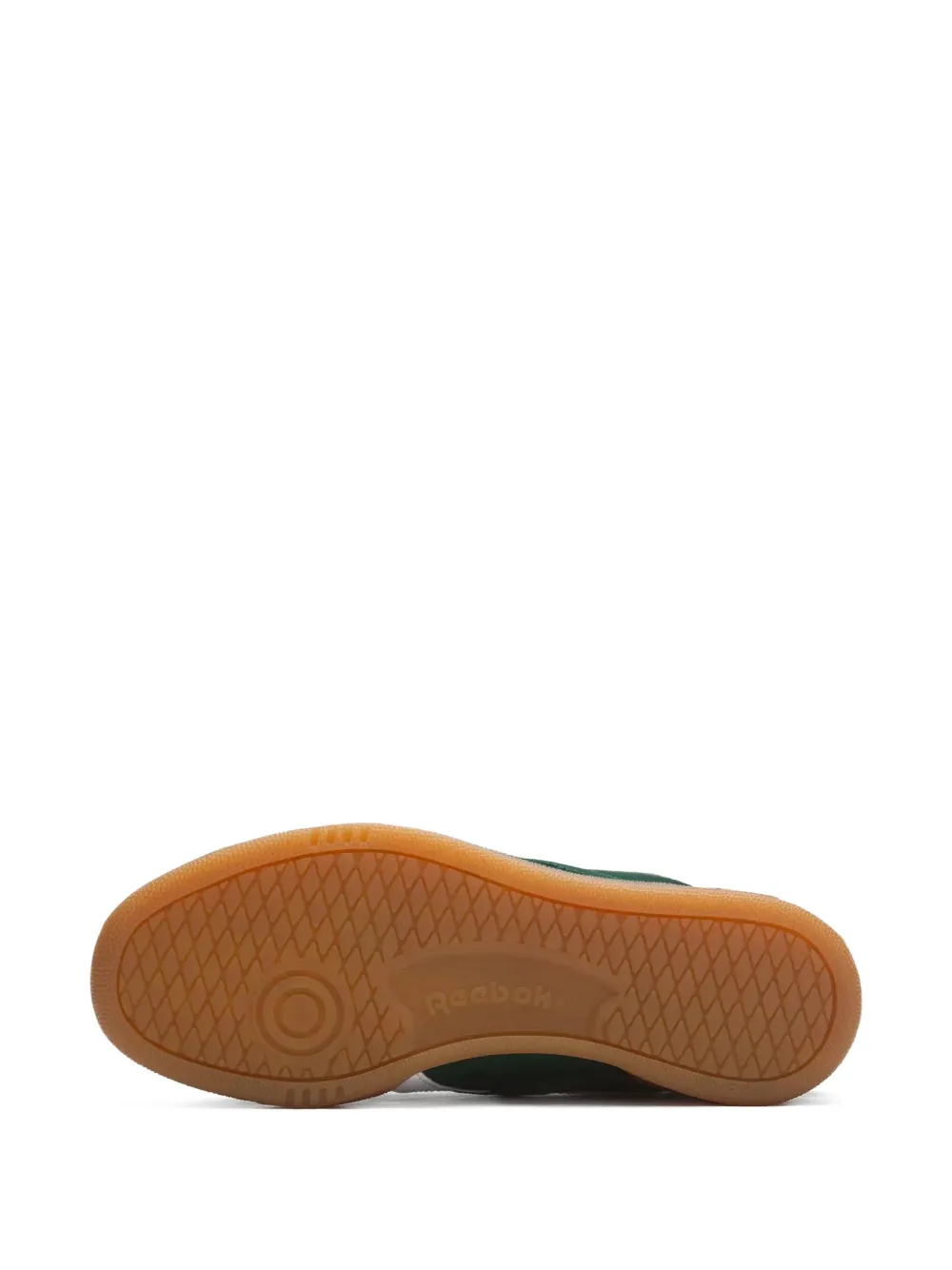 Reebok Green suède low-top sneakers Groen