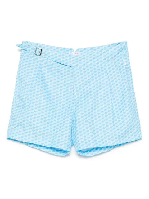 GUSARI London printed swim shorts