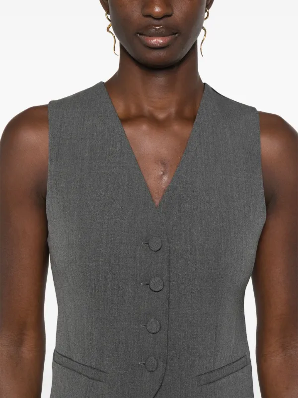 ヴァレンチノガラヴァーニ　ベスト　38　ブラック　ベロア　y6321f ヴァレンチノガラヴァーニ ベスト 38 ブラック ベロア y6321f