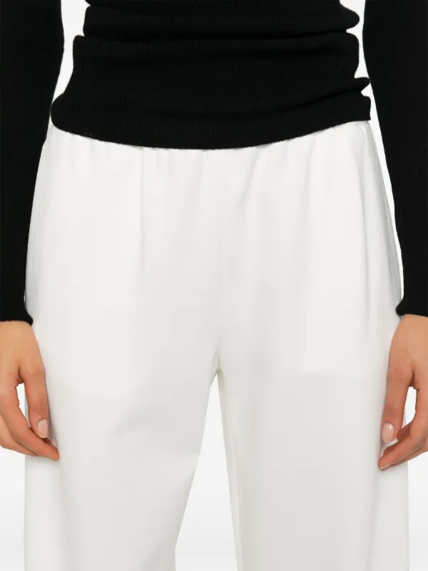 Fabiana Filippi beaded-trim Trousers | White | FARFETCH