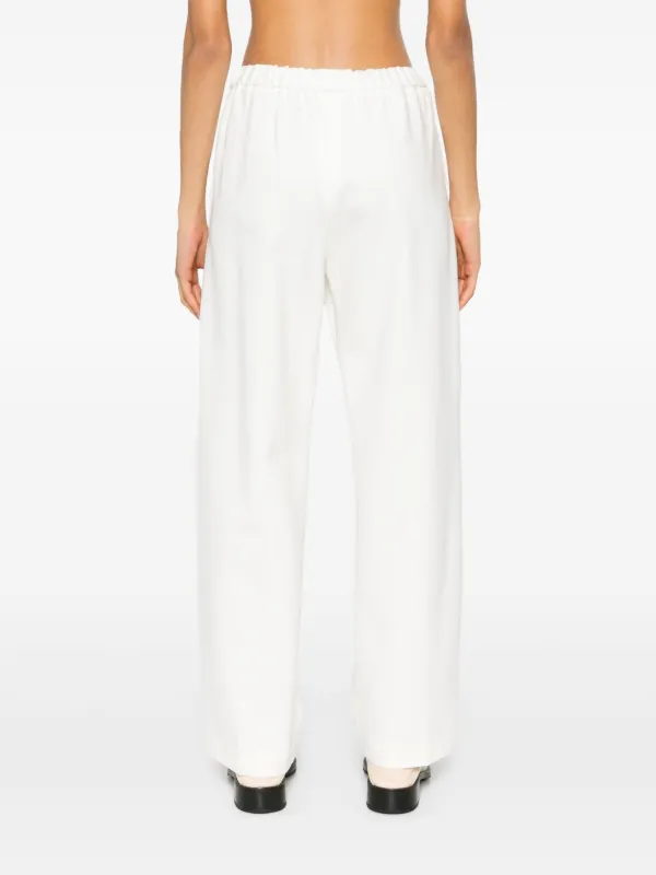 Fabiana Filippi beaded-trim Trousers | White | FARFETCH Fabiana Filippi beaded-trim Trousers | White | FARFETCH