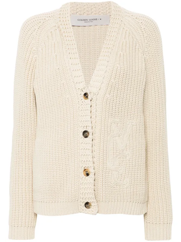 Golden Goose Melody Cardigan in Neutrals