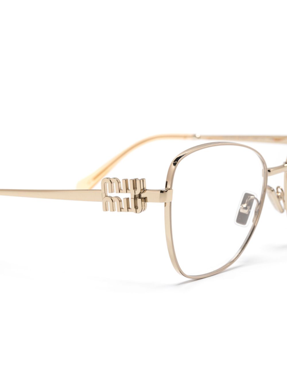 Miu Miu Eyewear logo-plaque glasses Women