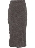 Philosophy Di Lorenzo Serafini ruched pencil skirt - Grey