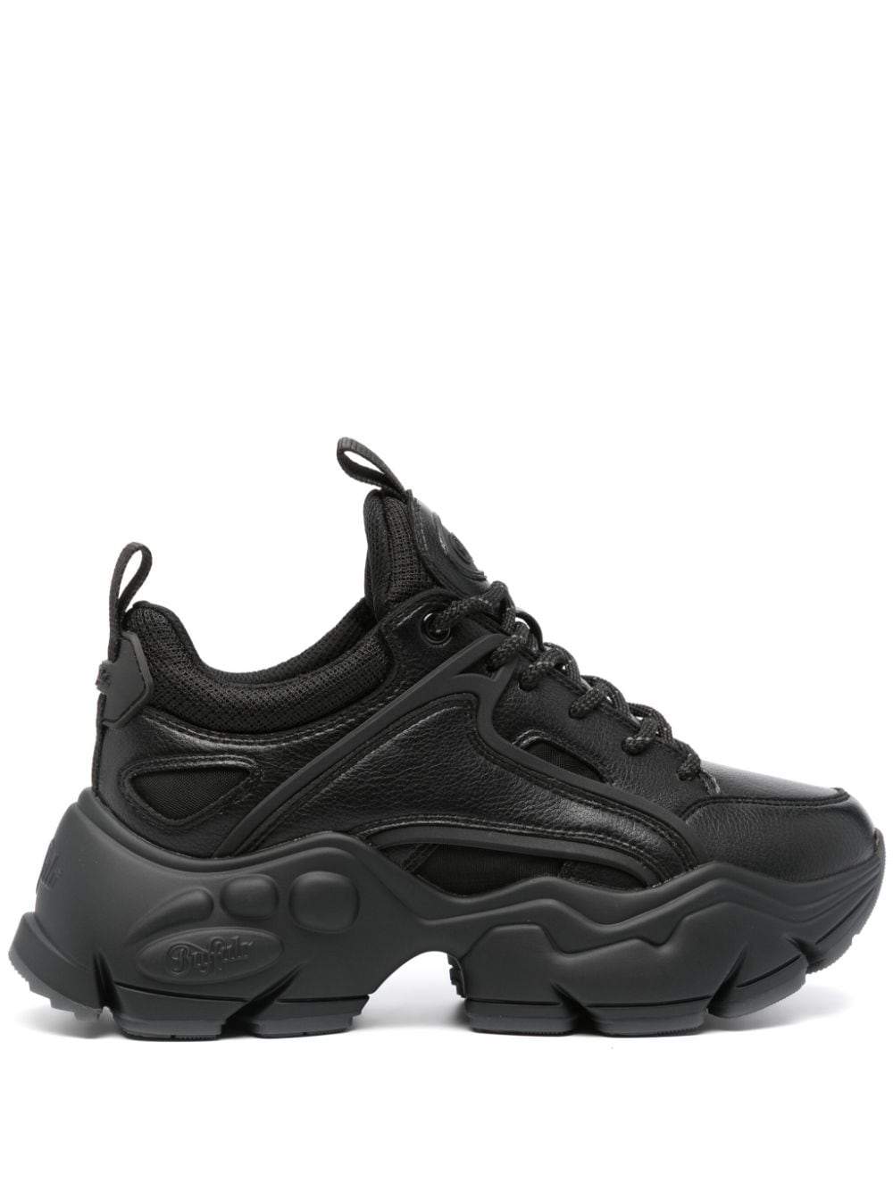 Buffalo Binary C sneakers met chunky zool Zwart