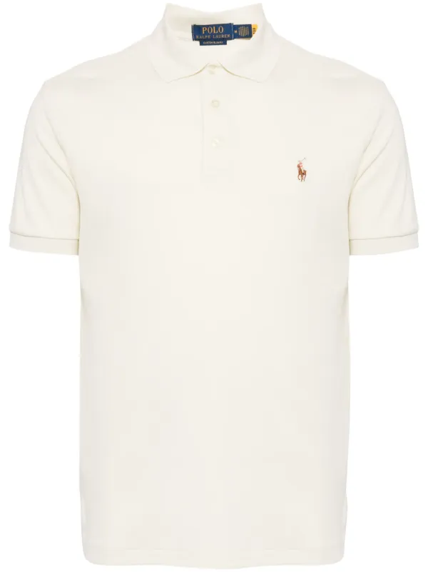Polo Ralph Lauren Classic Slim Fit Polo Shirt Neutrals Farfetch