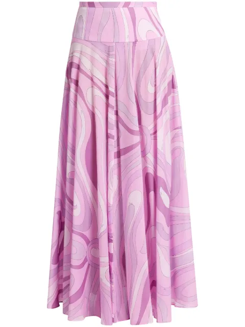 PUCCI Marmo-print maxi skirt