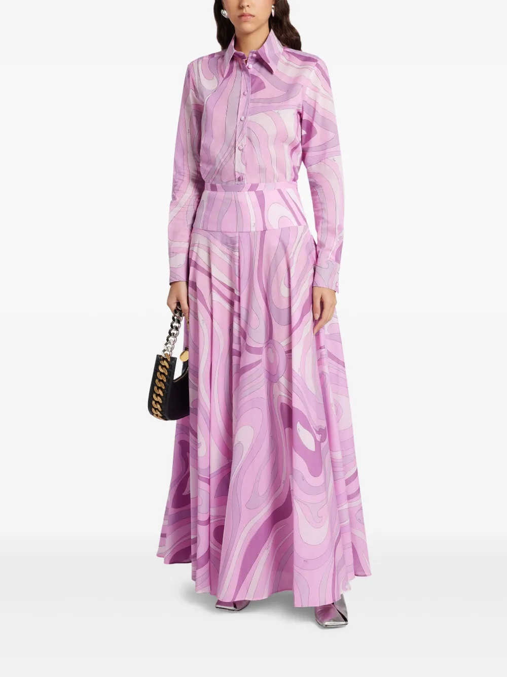 PUCCI Saia longa com estampa Marmo | Saia evasê | Image 2