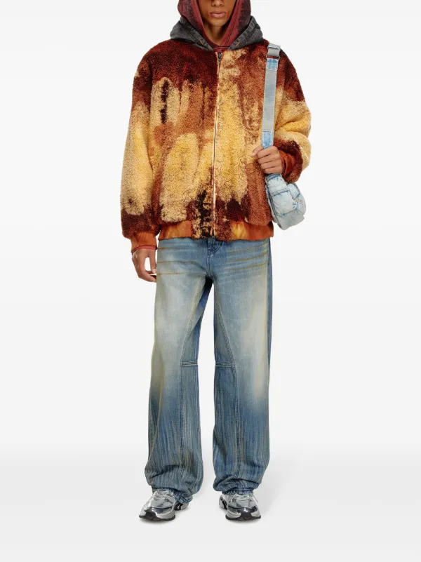 Diesel S-Depla ボンバージャケット | ブラウン | FARFETCH JP