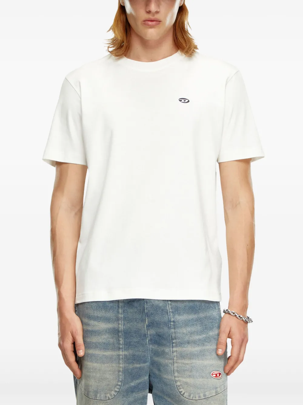Diesel T-アジャスト-Doval-Pj Tシャツ 国内発送 関税込 Diesel T-Adjust-Doval-PJ Tシャツ | ホワイト | FARFETCH JP
