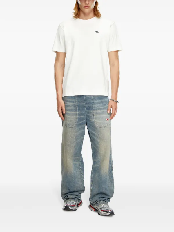 【DIESEL】T-Adjust-Doval-PJ T-Shirt White Diesel T-Adjust-Doval-PJ T-shirt | White | FARFETCH