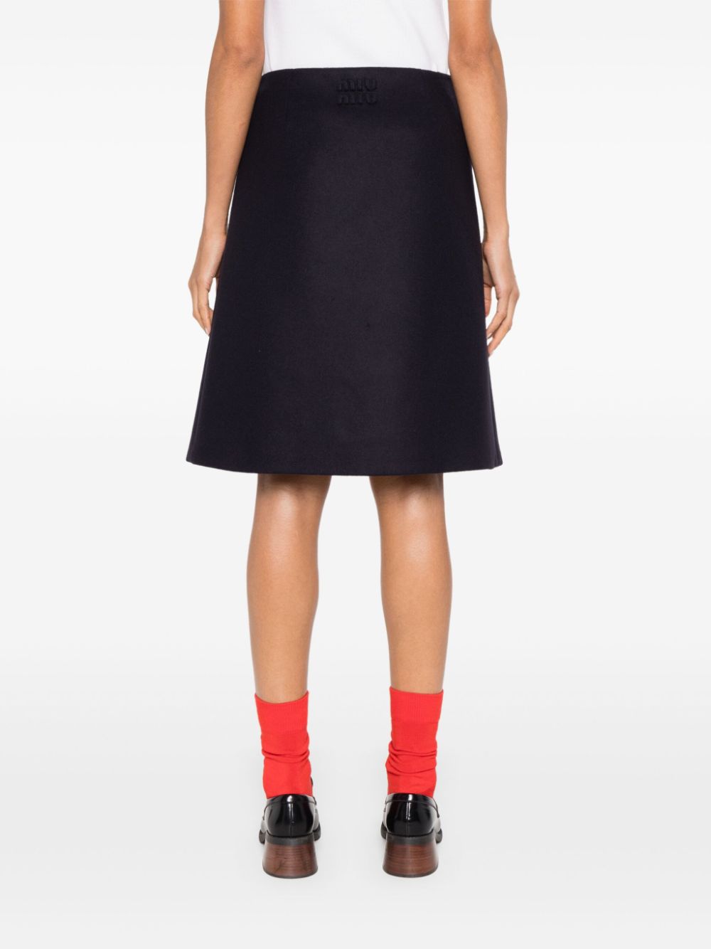 Miu Miu virgin-wool mini skirt Women