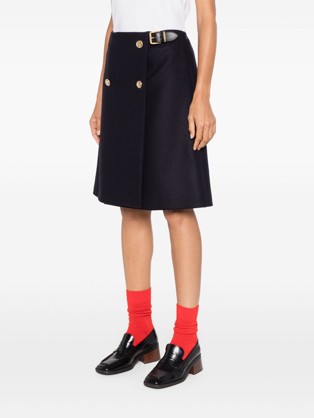 Miu Miu virgin-wool mini skirt Women