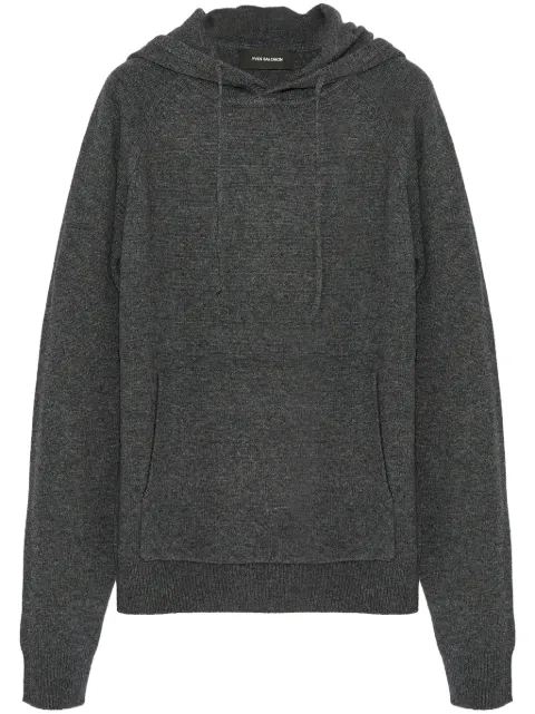Yves Salomon knit hoodie