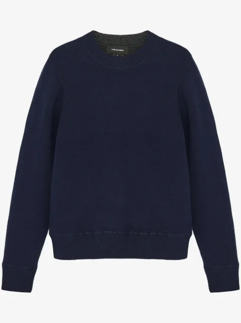 Yves Salomon two-tone reversible knit jumper