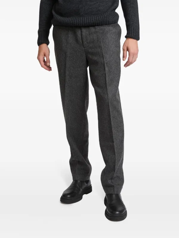パンツ YVES SALOMON Linen trousers Pleated trousers in cotton-linen fabric-Beige - Yves Salomon
