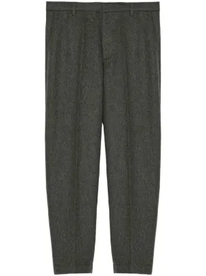 Helmut Lang クロップド パンツ | グレー | FARFETCH JP