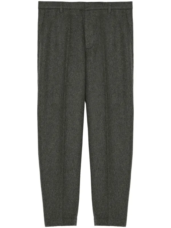 Yves Salomon Virgin Wool Chinos in Grey
